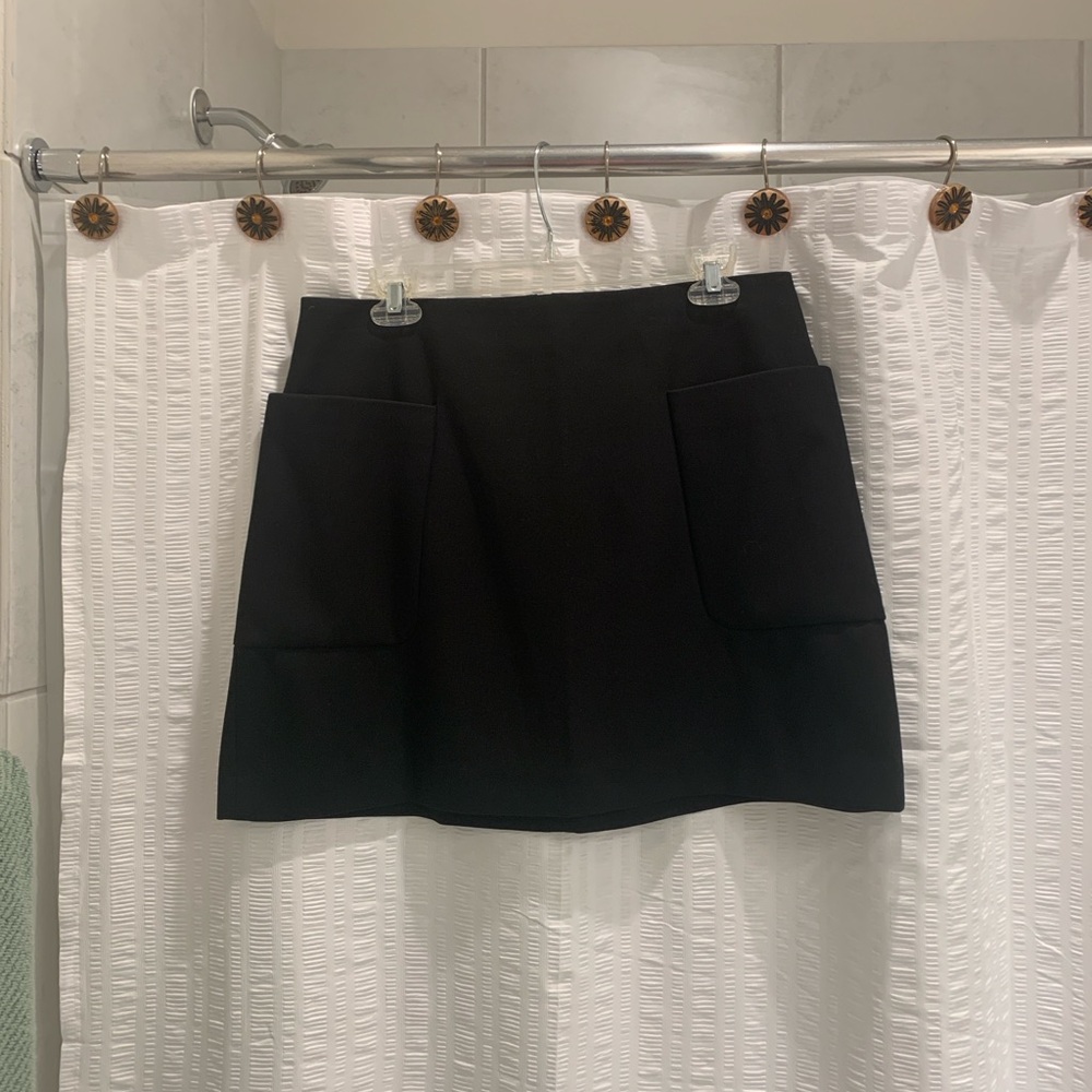 Express Black Mini Skirt with Pockets